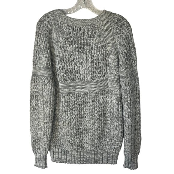 Brian MacNeil Sportswear Cable Knit Sweater Mens Medium Gray New - Picture 2 of 6